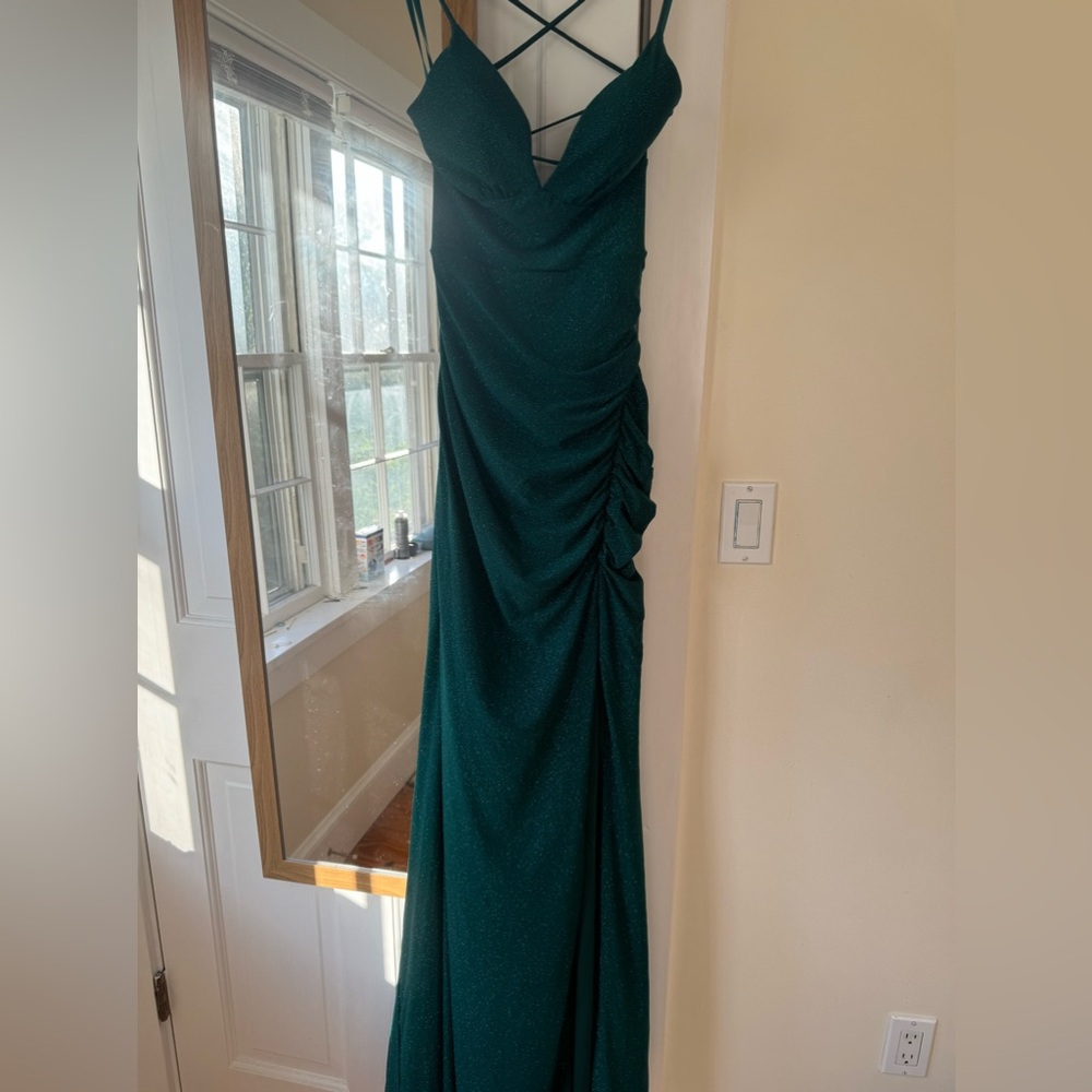 NWT Windsor Green Sparkly Prom Dress